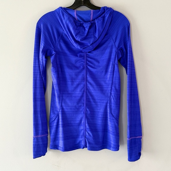 Athleta Purple Long-Sleeve Half Zip Yoga Hoodie - Size M - Picture 9 of 11